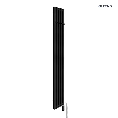 Oltens Stang S (e) grzejnik łazienkowy 180x23 cm czarny mat 55126300