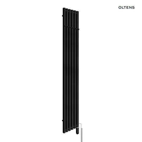 Oltens Stang S (e) grzejnik łazienkowy 180x28 cm czarny mat 55127300