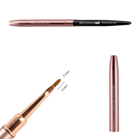 Pędzelek Zhostovo #2 (Pink&Black)