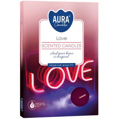 BISPOL Podgrzewacze zapachowe LOVE, 6 szt