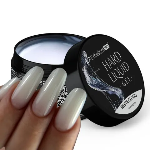 SMALL: HARD LIQUID Gel - White Cloud - 15g