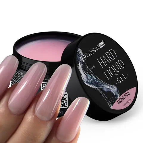 SMALL: HARD LIQUID Gel: More Pink - 15g