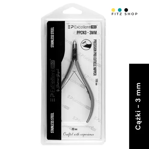 Cążki (011): Precision Pro Cuticle Nipper 3mm