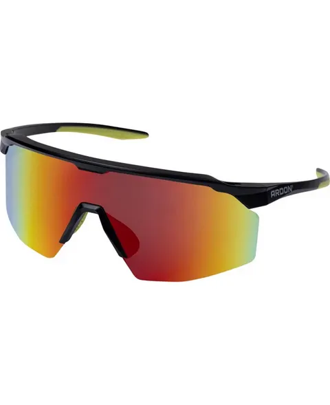 Okulary ochronne ARDON® RADIANT X – lustrzane, czerwono-dymne, UV400