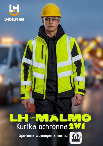 Kurtka ochronna ostrzegawcza MALMO 2w1