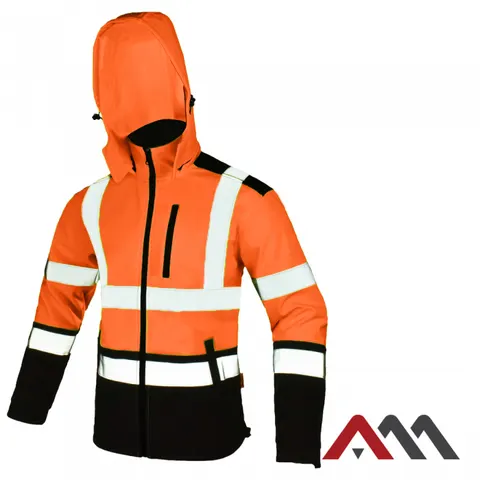 Kurtka softshell SOFTREF Yellow ostrzegawcza