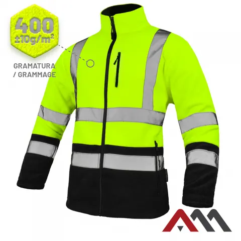 Polar roboczy REF Yellow ostrzegawczy 400 g/m²