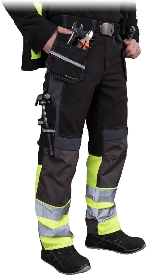 Spodnie robocze ostrzegawcze HAYER Canvas Hi-Vis