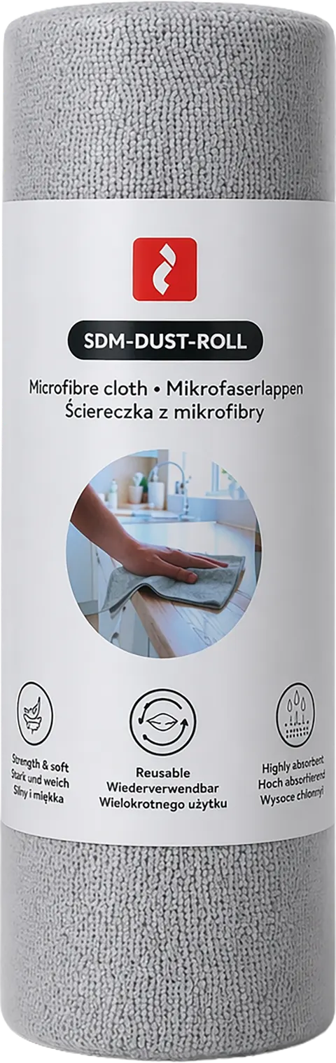 Ścierki z mikrofibry na rolce DUST-ROLL 30 szt.