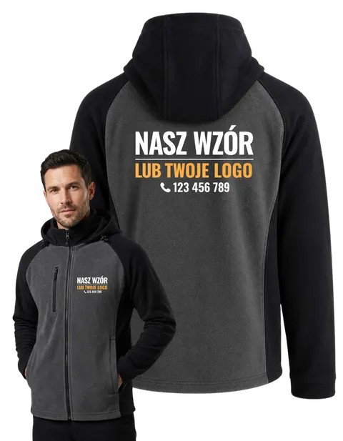 Polar dwukolorowy z odpinanym kapturem NEOPLUS FLDUO unisex