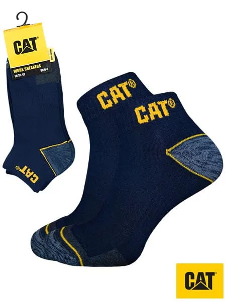CAT-SOCKS-S – krótkie skarpety robocze granat