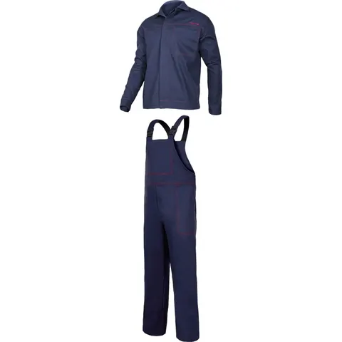 Ubranie spawalnicze L41403 – komplet bluza + ogrodniczki