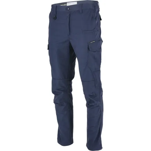 LAHTI PRO Spodnie bojówki granatowe slim fit L40540