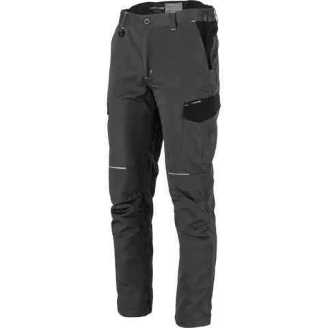 Spodnie robocze męskie długie do pasa szare slim fit Lahti Pro L40555