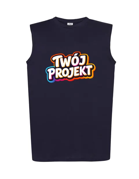 T-shirt męski bez rękawów JHK TSUA TNK RED