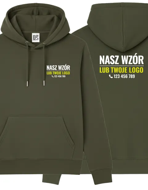 Bluza z kapturem PST TechLayer BS332 – unisex, kangurka 280 g/m²