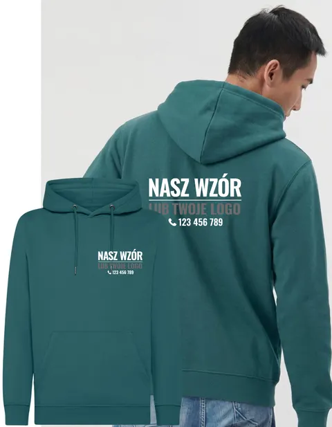 Bluza hoodie z kapturem unisex Pepper BS342