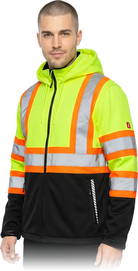 Kurtka softshell ostrzegawcza HIWAY
