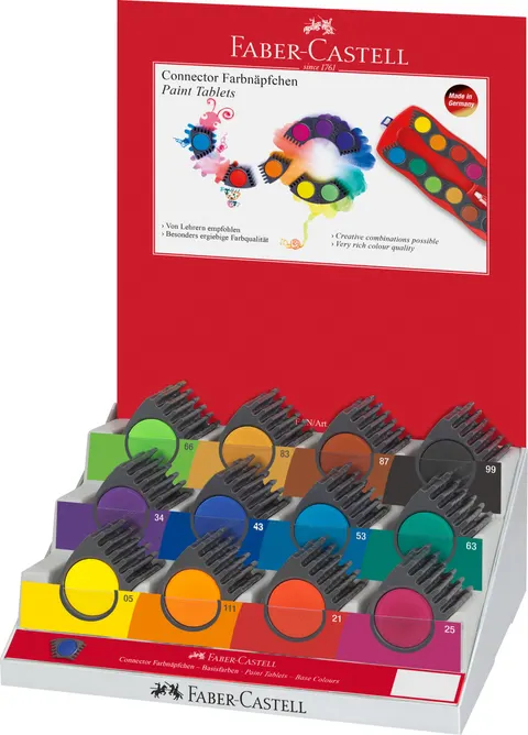 Farby connector display kolory basic Faber-Castell