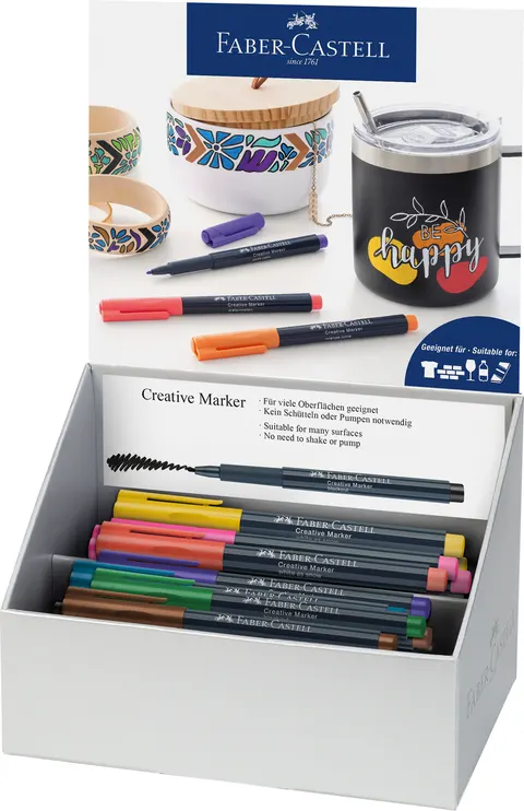 Pisak kreatywny display 50 sztuk mix kolorów Faber-Castell