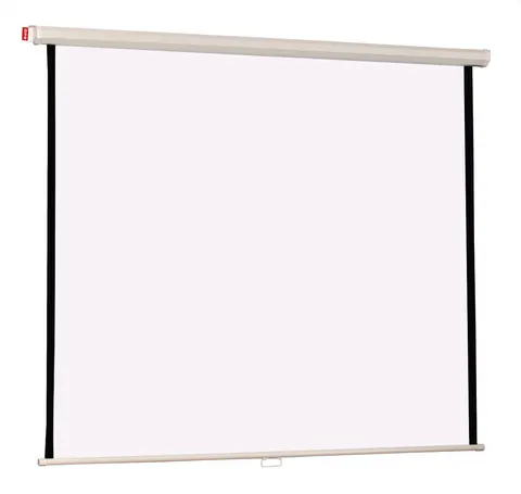 Ekran projekcyjny MEMOBE, manualny sufitowy lub naścienny BASIC, płótno Matt White, 180xh180 cm (1:1)