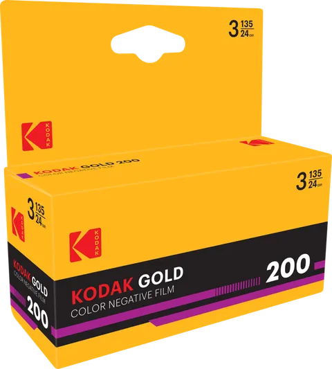 Film Eastman Kodak Gold 200 135-24 exp 3-pack Horizontal