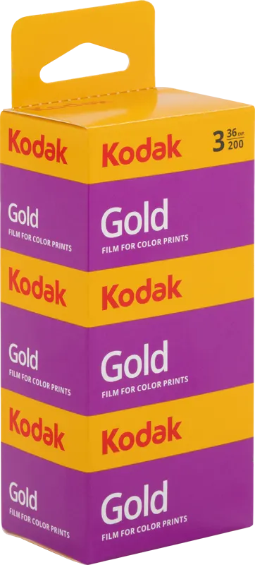 Film Kodak 135 Gold 200-36x3