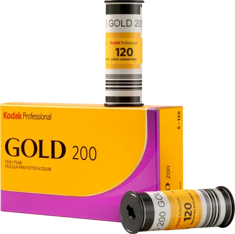 Kodak Professional Gold 200 120 Film 5-pack