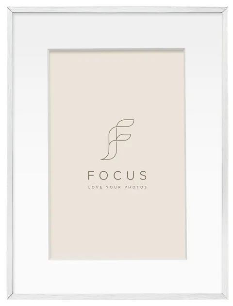 Ramka na zdjęcia Focus Aster Silver 40x50/PP 30x40
