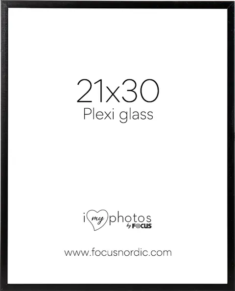 Ramka na zdjęcia Focus Soul Black Plexi 21x30