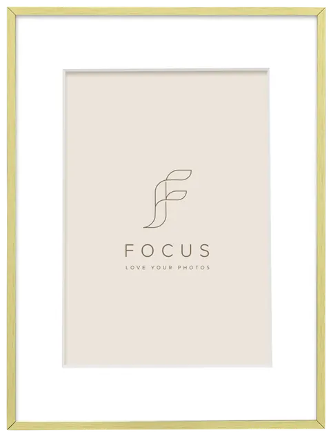 Ramka na zdjęcia Focus Aster Gold 30x40/PP 20x30