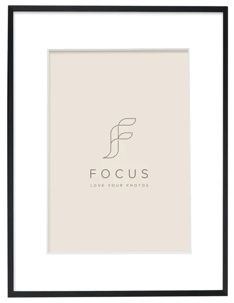Ramka na zdjęcia Focus Aster Black 30x40/PP 20x30