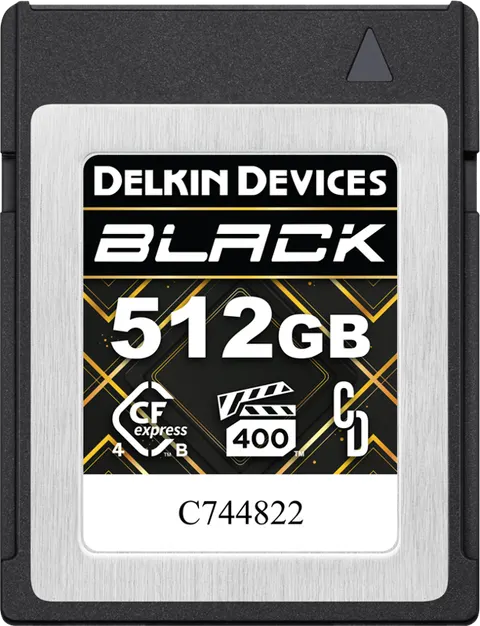 Karta pamięci Delkin CFexpress 4.0 BLACK | Type B | R3600/W3200 (VPG400) 512GB
