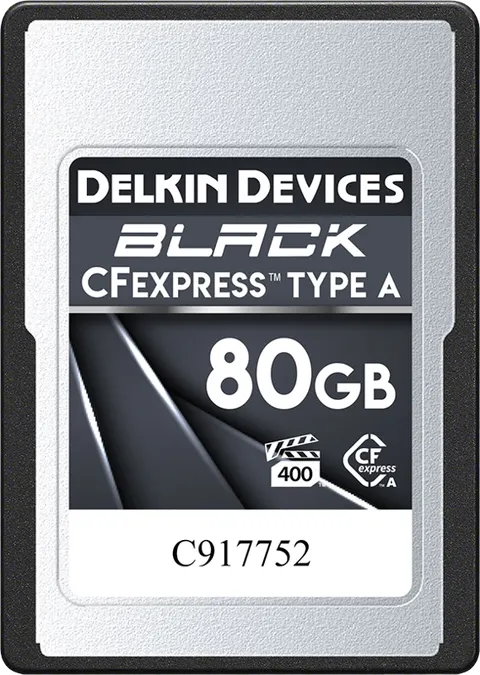 Karta pamięci Delkin CFexpress BLACK | Type A | VPG400, R880/W730 / 80GB
