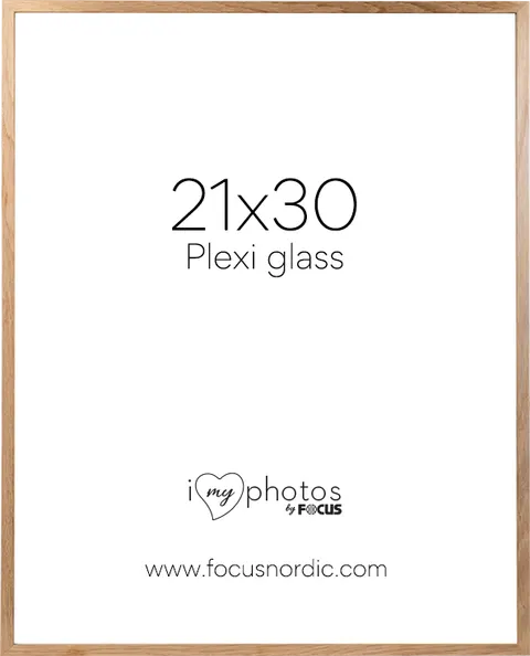 Ramka na zdjęcia Focus Soul Oak veneer 21x30 Plexi