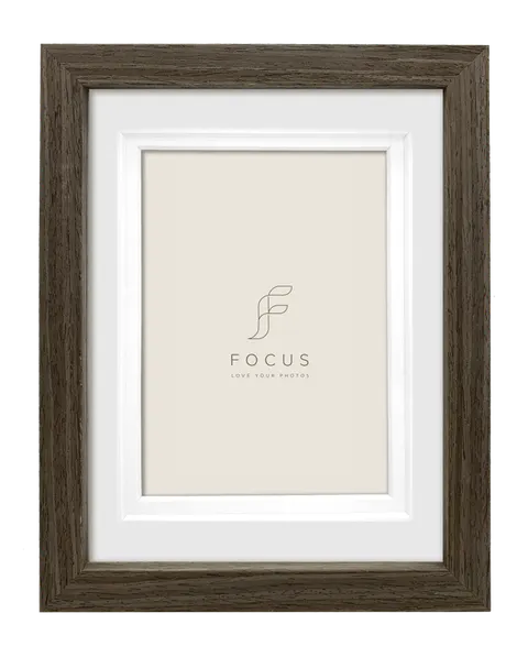 Ramka na zdjęcia Focus Dahlia Walnut 40x50/PP 30x40