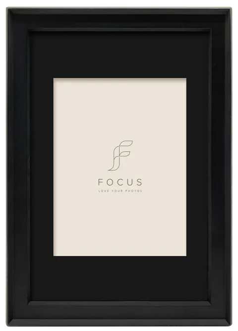 Ramka na zdjęcia Focus Darcey Black 50x70/PP 40x50