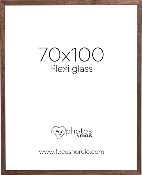 Ramka na zdjęcia Focus Soul Walnut veneer 70X100 Plexi