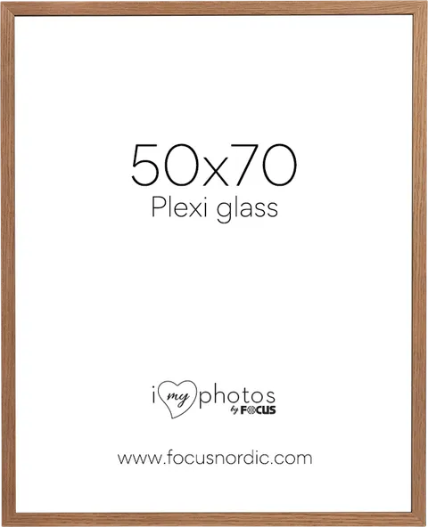 Ramka na zdjęcia Focus Soul Oak veneer 50X70 Plexi