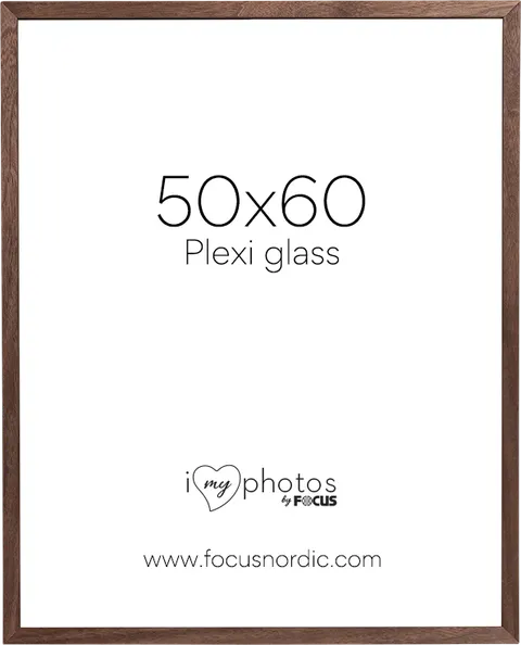 Ramka na zdjęcia Focus Soul Walnut veneer 50X60 Plexi