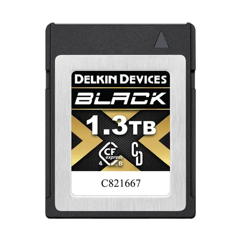 Karta pamięci Delkin CFexpress 4.0 BLACK | Type B | R3530/W3250 1.3TB