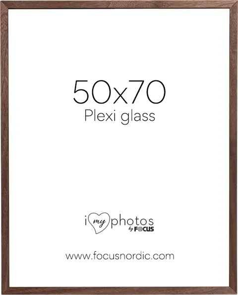 Ramka na zdjęcia Focus Soul Walnut veneer 50X70 Plexi
