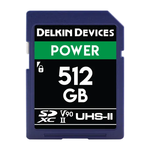 Karta pamięci Delkin SDXC Power 2000X UHS-II U3 R300/W250 (V90) 512GB