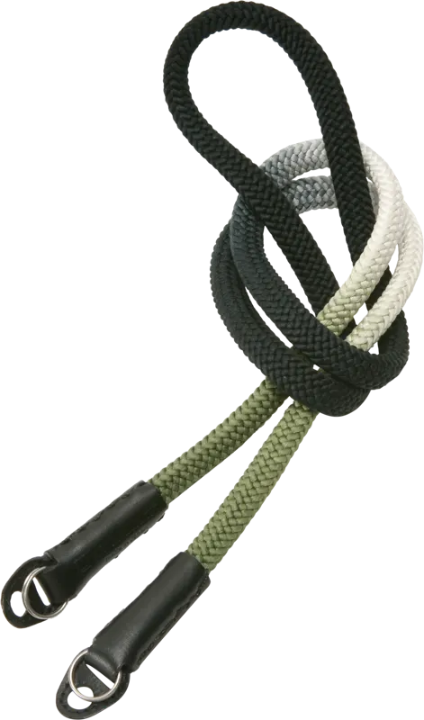 Artisan & Artist | ACAM-316G | Silk Camera Strap | Gradation, Black/Khaki ARTISANARTIST