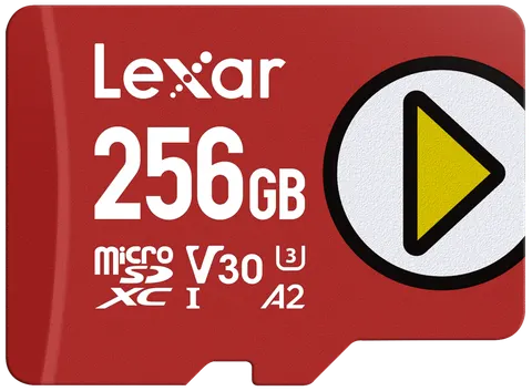 Karta pamięci Lexar microSDXC PLAY UHS-I/A2/U3 R205/W140 (V30) 256GB