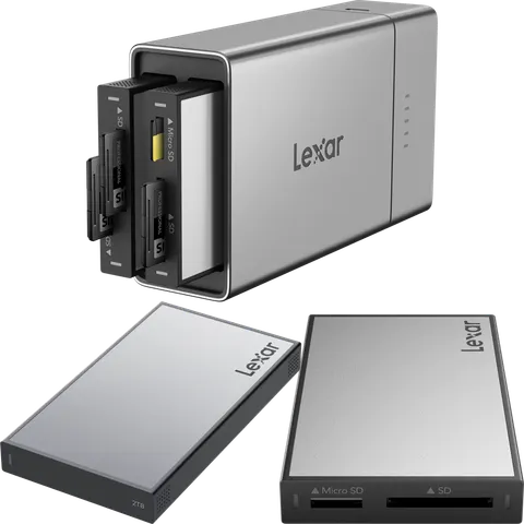 Karta pamięci Lexar Professional Workflow Go I with SD/microSD reader and 2TB SSD