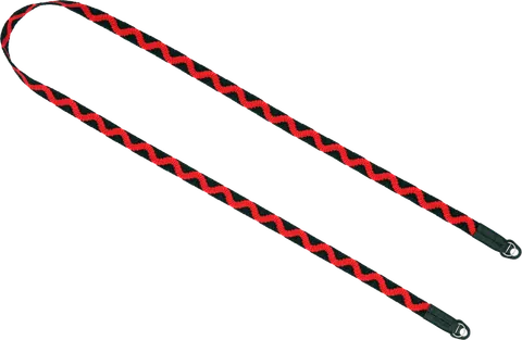 Artisan & Artist | ACAM-318 | Silk Camera Strap w/ Traditional Japanese Pattern (Long) BLK/Red ARTISANARTIST