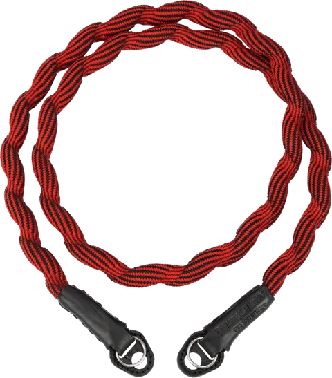 Artisan & Artist I ACAM-707 I Spiral Cord Strap, Red/Black ARTISANARTIST