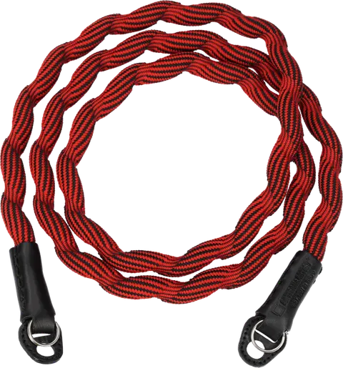 Artisan & Artist I ACAM-708 I Spiral Cord Strap (Long), Red/Black ARTISANARTIST