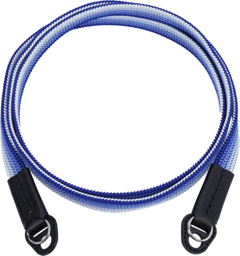 Artisan & Artist I ACAM-322A I Silk camera strap (Long), Navy/Silver ARTISANARTIST
